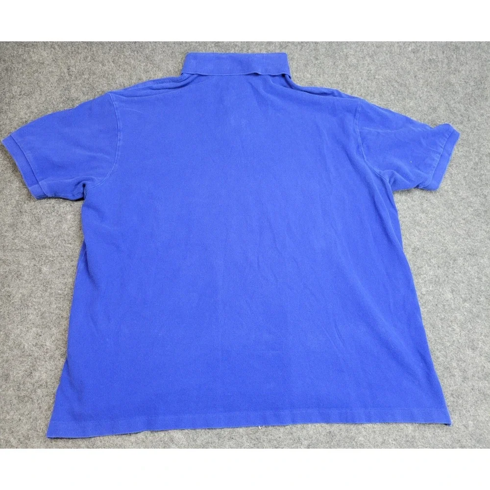 Polo Ralph Lauren Polo Mens 2XB Blue Classic Fit Embroidered Logo Preppy Big